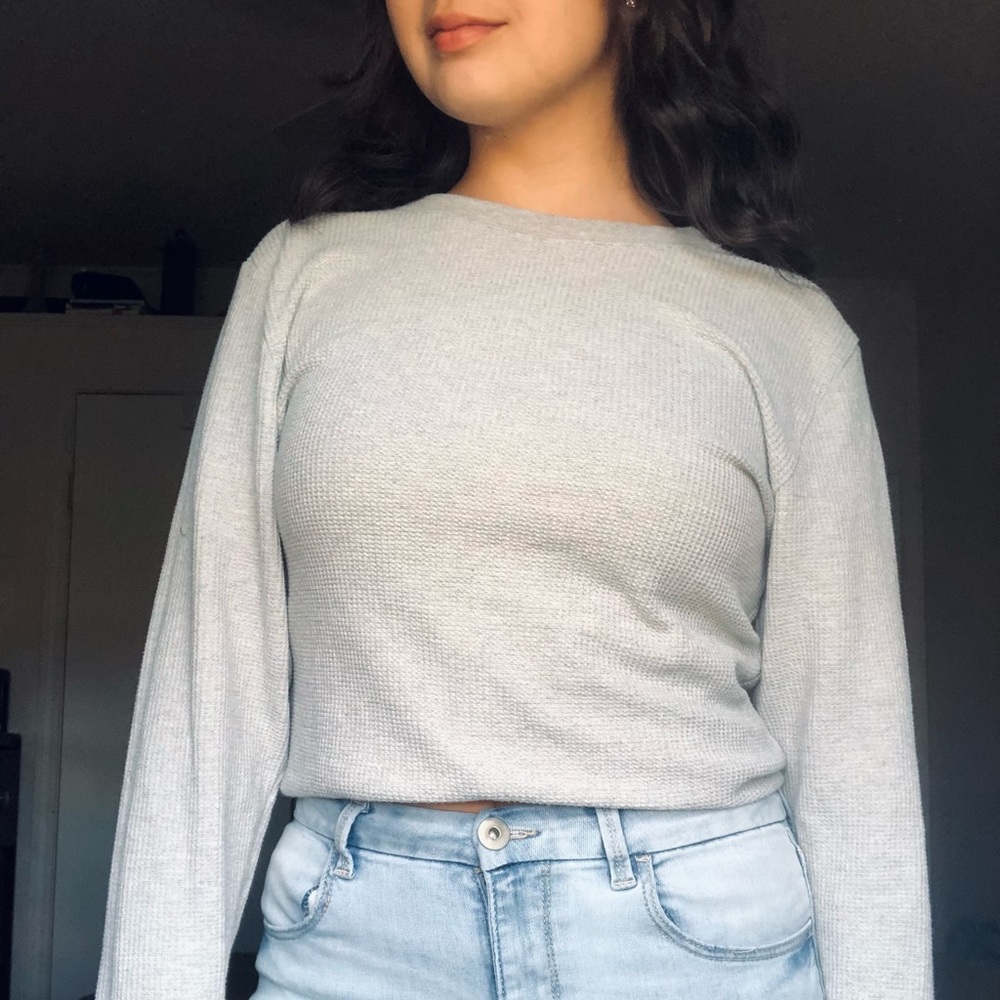 Waffle Knit Sweater
